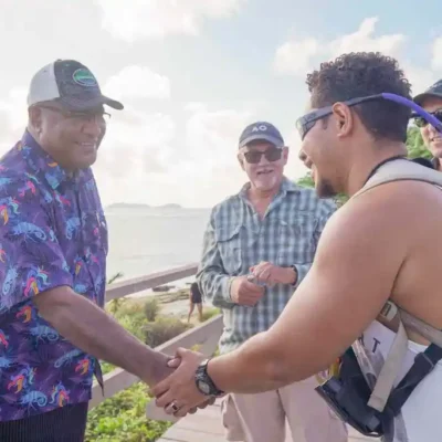 Deputy Prime Minister Kamikamica Impressed by Scale of ‘Survivor Us’ Production In Fiji