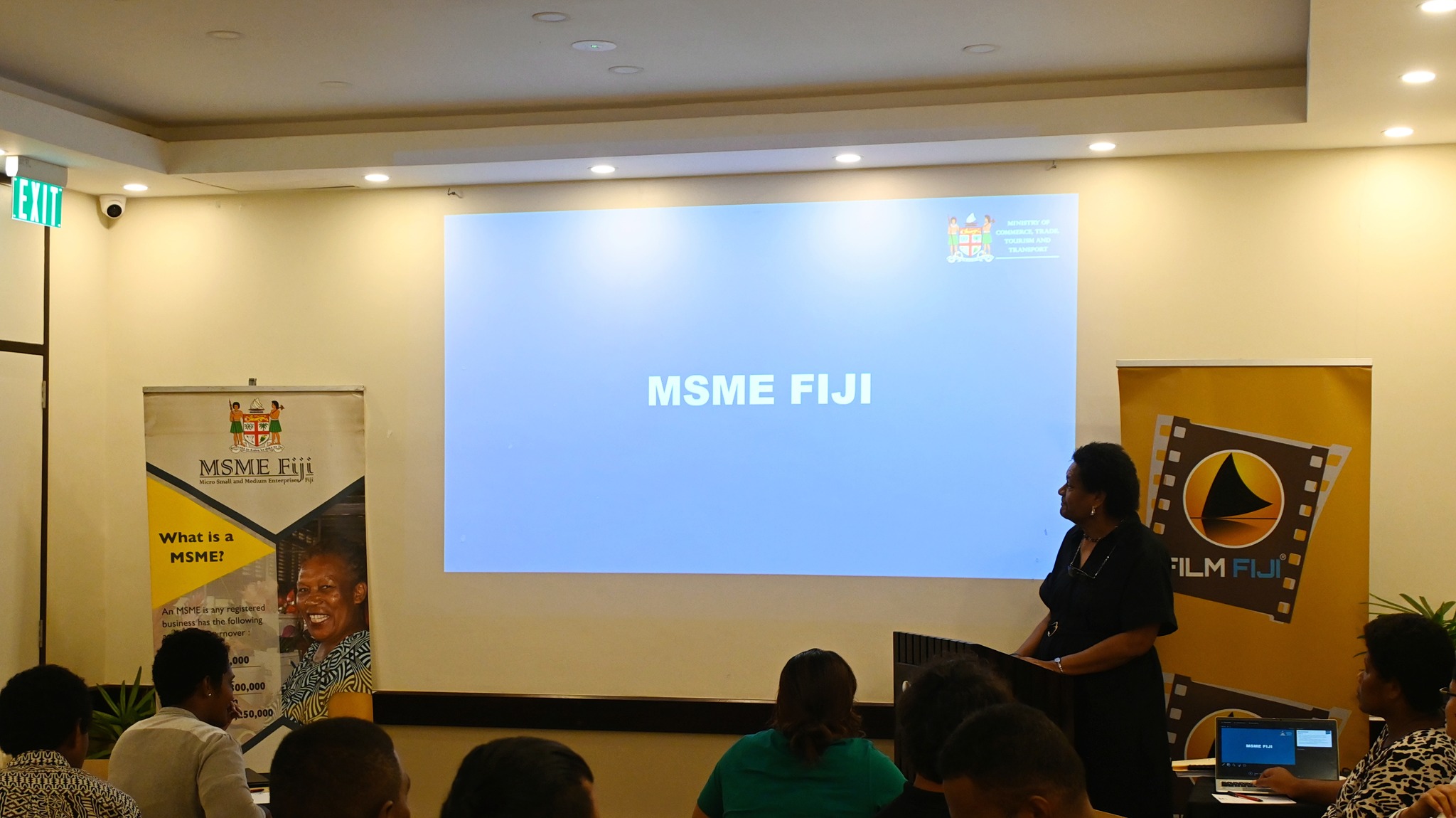 MSME Business Training for Fiji Film Crew at Corner Café Nadi